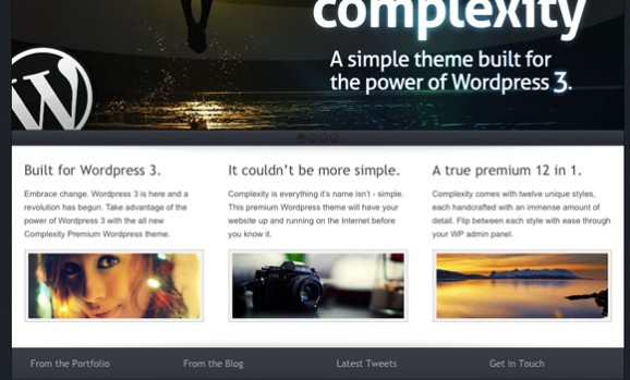 Remove power by WordPress from your Wp site.