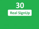 give you 60 real Signup from USA member media action request