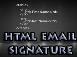 I will code html email signature