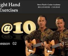 Guitar Lesson 02 – Right Hand Exercises – Steven Flack